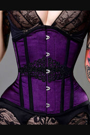 Intense Violet Steel Boned Corset